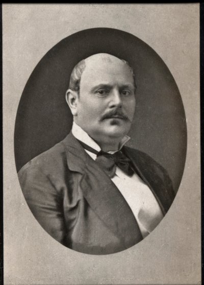 Retrato de Xavier de Montepin (1823-1902), escritor francês. de French Photographer
